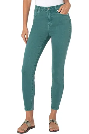Liverpool Jeans Company Abby High Rise Ankle Skinny Shale Green