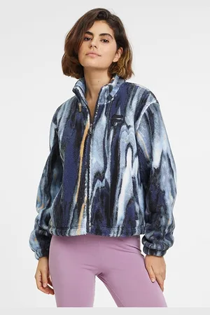 Fila Chambly Aop Zipper Jacket Blue Melting Aop