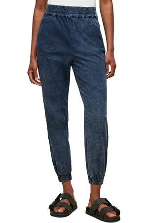 AllSaints Yara Denim Jogger Snow Indigo