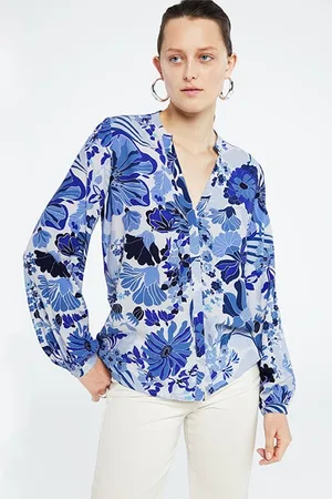 Fabienne Chapot Frida Blouse Riad Blue/caribbean