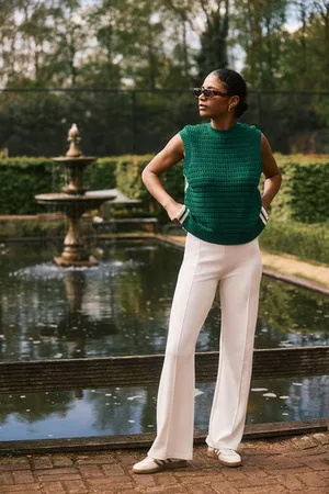 Lune Active Forest Essentiel Flared Pants Marshmellow