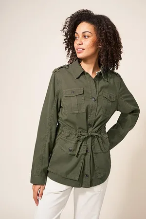 White Stuff Sadie Jacket Khaki Green