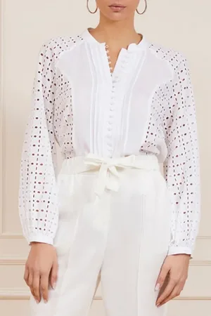 Guess GUESS Luella Blouse True White A000