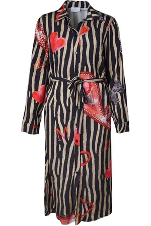 MUCHO GUSTO Dress San Marino Blue Red