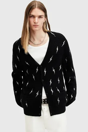 AllSaints Zap Cardigan Black