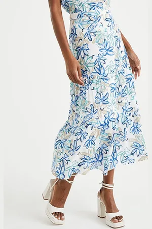 WE Fashion Skirt Maxi Length White