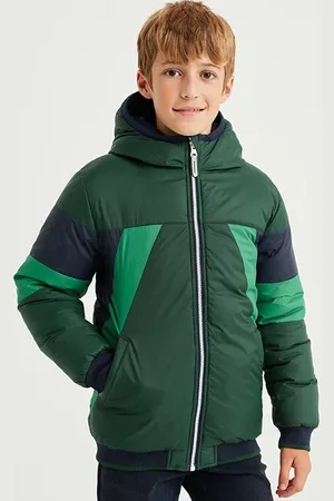 WE Fashion Jacket Reversible Bomber Dark Green