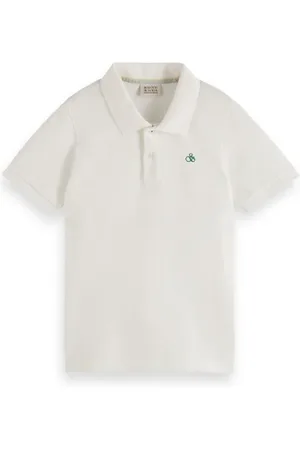 Scotch&Soda Cotton In Conversion Fabric-dyed Short-sleeved Pique Polo Of