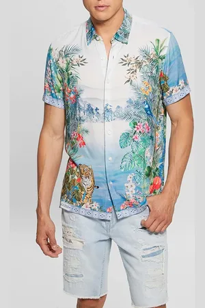 Guess GUESS Ss Eco Rayon Paradis Tropical Paradise