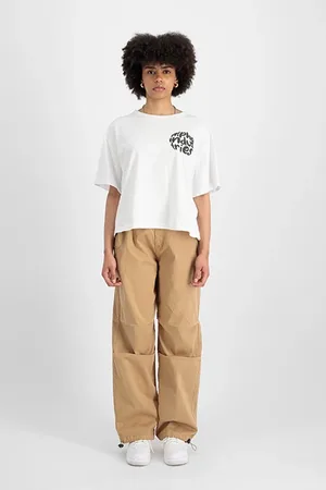 Alpha Industries Logo T White