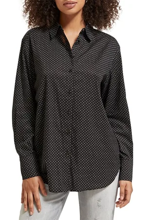Scotch&Soda All Over Printed Relaxed Fit Shirt Polka Evening Black