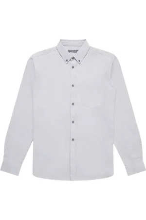 French Connection Flannel Ls White