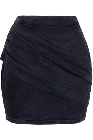 IRO Massai Denim Skirt In Black Stone