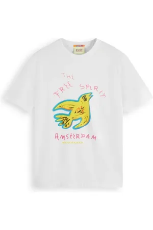 Scotch&Soda Front Artwork T-shirt White