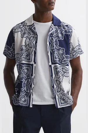 Reiss Loxley Casual Shirt Blue/white