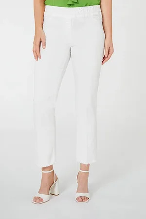 Elena Miro Garment-dyed Jeggings White