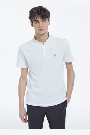 The Kooples Short-sleeved Polo Shirt With Piping Detail White / Green