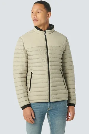 No Excess Jacket Short Fit Padded Stone