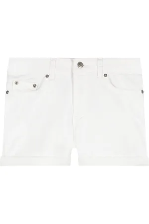 Malelions Zoey Denim Short White