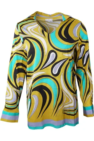 MUCHO GUSTO Blouse Riccia Green