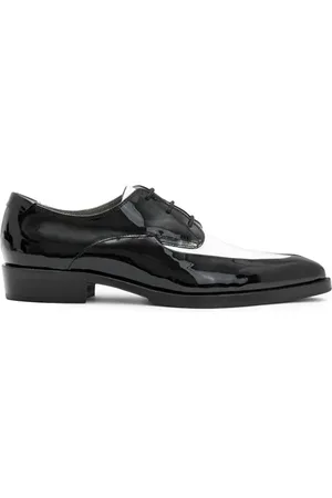 AllSaints Lex Lace Up Black/white Shine