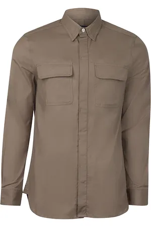 French Connection Oxford Overshirt L/s Solid Lgt. Khaki