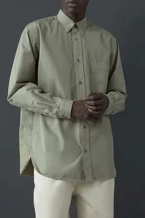 Closed Men Formal Army Shirt Shirts Pale Khaki Pale Khaki