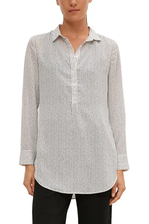 Comma, Chiffon Blouse White Aop