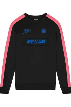 Malelions Sport Academy Crewneck Black/pink