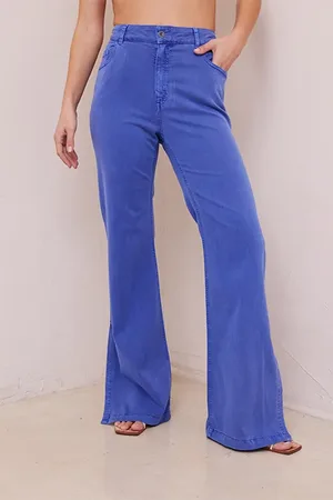 Bella Dahl Cleo Side Slit Jean Bayside Navy