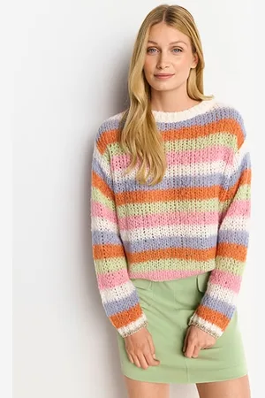 Rich & Royal Multicolour Striped Crew Neck Original