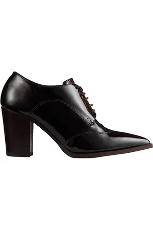 LK Bennett Cc Gaia Lace Up Dark Brown