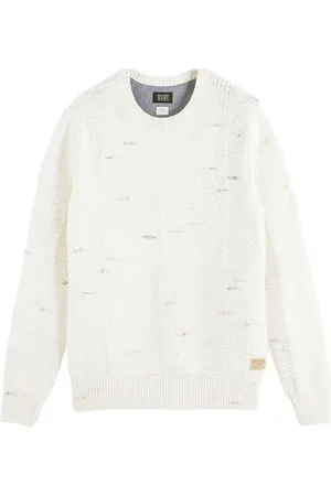 Scotch&Soda Space-dye Yarn Structured Cotton-blend Pullover Combo A