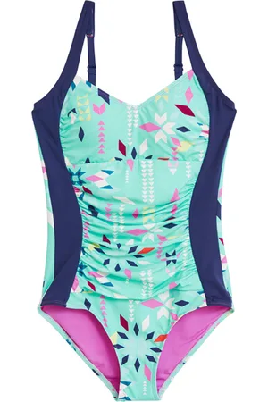 White Stuff Splash Swimsuit Blue