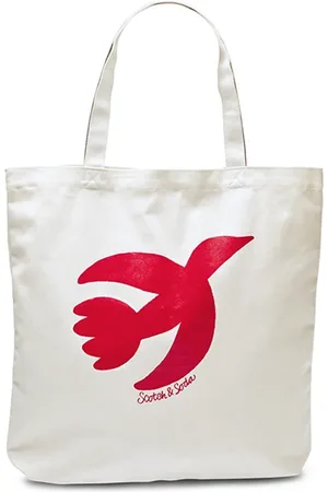 Scotch&Soda The Free Spirit Peace Bird Tote Bag Off White