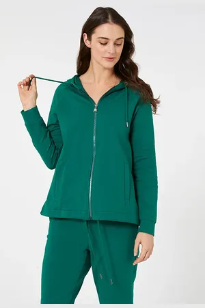 Elena Miro Solid Colour Sweatshirt Green