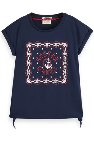 Scotch&Soda Side Knot Relaxed-fit T-shirt Night