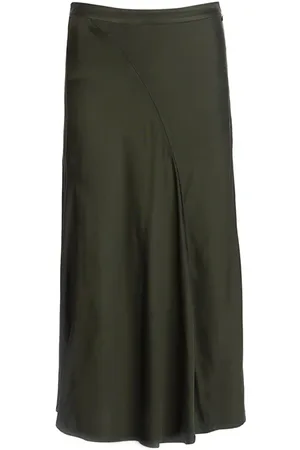 River Woods Overknee Wide Skirt Green