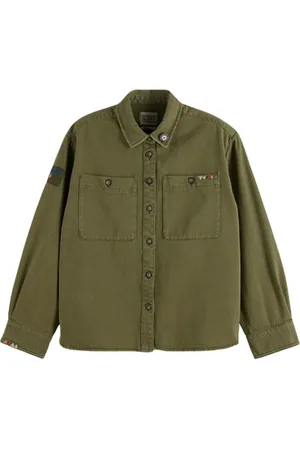 Scotch&Soda Military Shirt Army Green