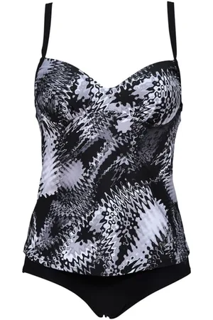 Arena W Zora Tankini Black Multi-black