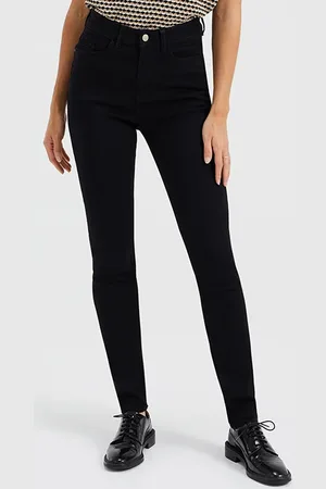 WE Fashion 5-pocket High Waist Black