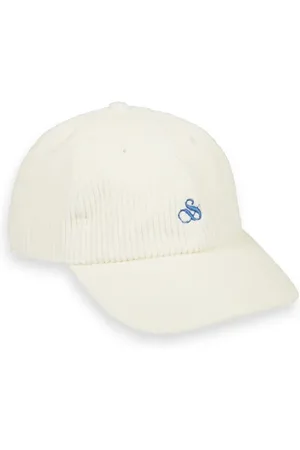 Scotch&Soda Heavy Cord Cap Off White