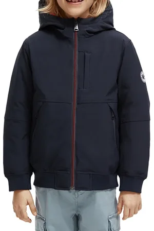 Scotch&Soda Hooded Recycled Polyester Jacket With Repreve® Filling Night