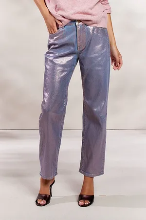 Summum Woman Zoe-straight Jeans Comford Stretch Denim Antique Pink