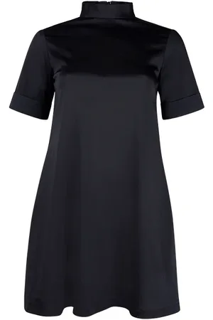 Marcell Von Berlin Womens Loose Fit Skater Dress Black
