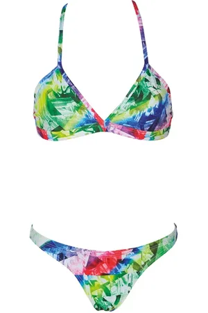 Arena W Glitch Two Pieces Multicolor Leaf