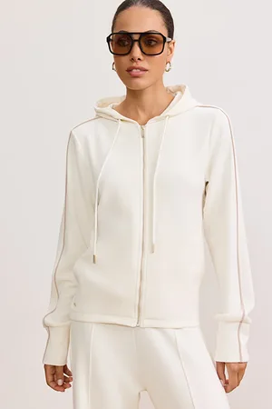 Lune Active Lara Zip Up Cardigan Marshmellow