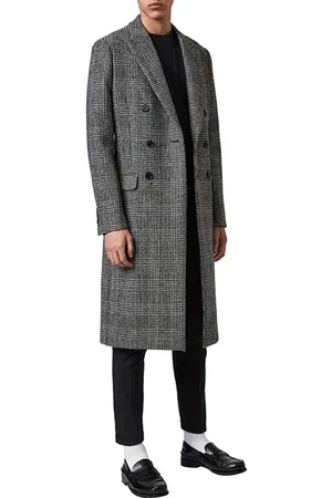 AllSaints Danson Coat Black/grey