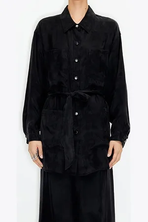 Bimba y Lola Black Belted Shirt