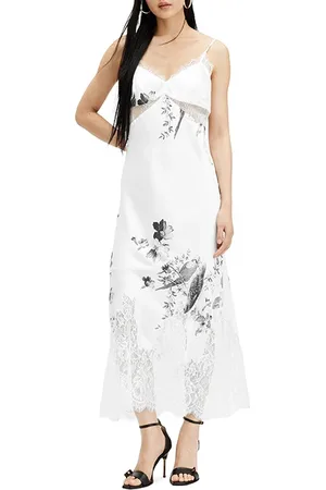 AllSaints Evangelia Iona Dress Off White
